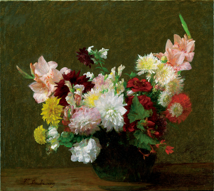  方丹·拉图尔 Fantin-Latour Victoria Dubourg Flowers